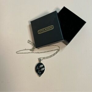 Little Rooms Magic Hands Necklace in Antiqued Sterling Silver witchy vibes